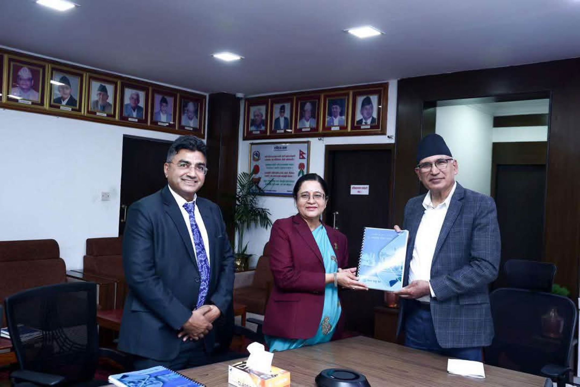 NRB submits Pre-budget Review Report to Finance Ministry