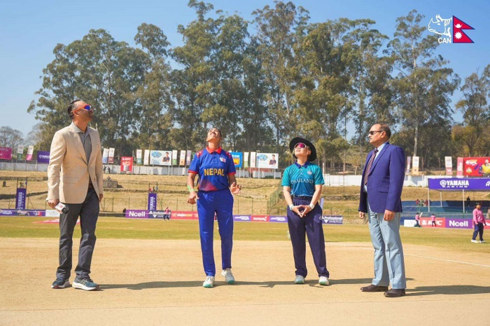 त्रिदेशीय सिरिजमा नेपालले थाइल्याण्डविरुद्ध टस जित्यो 