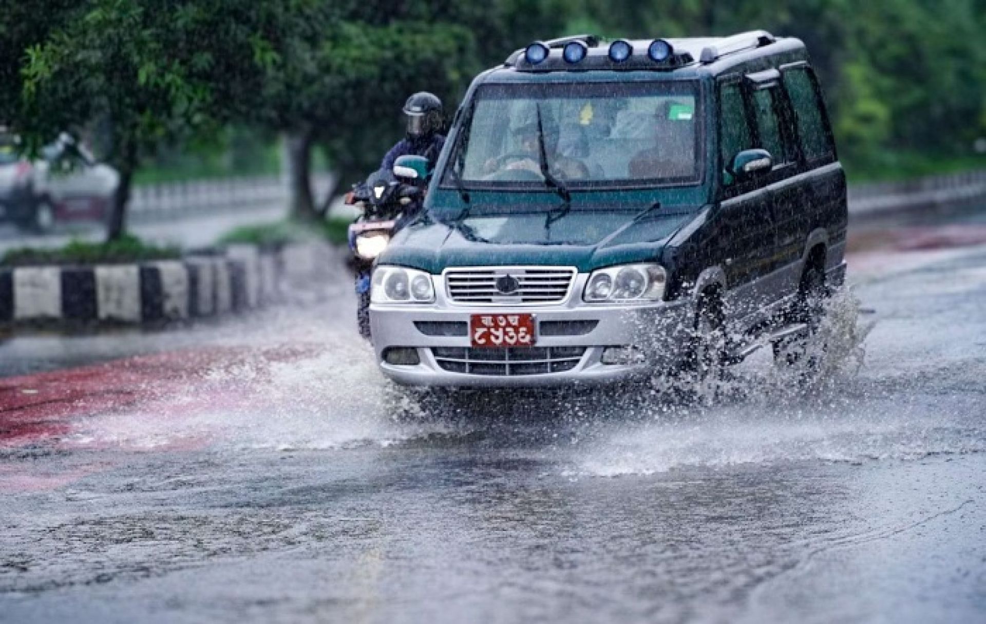 एक घण्टाको अवधिमा सबैभन्दा धेरै वर्षा काठमाडौंको पानीपोखरी क्षेत्रमा