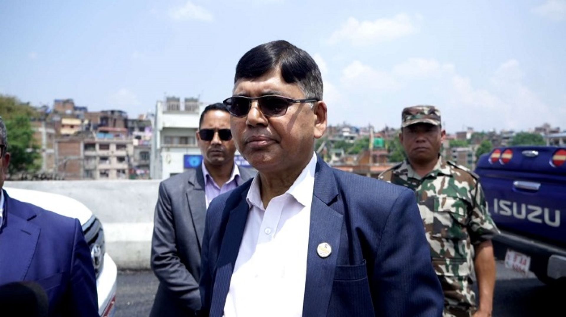 Gwarko's flyover will be readied for vehicular movement by mid- June: Minister Dahal