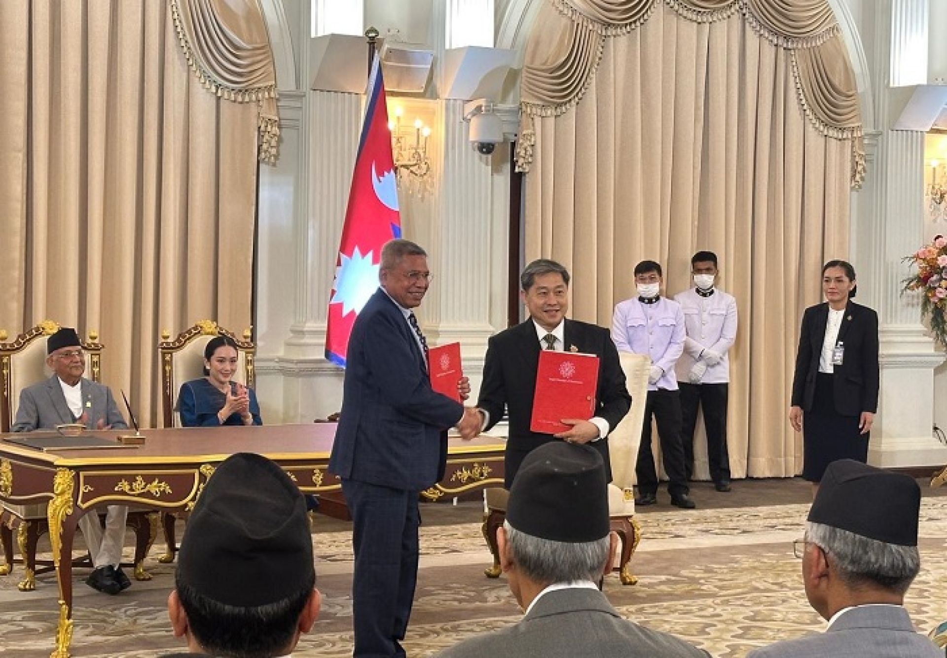 चेम्बर र टुरिजम काउन्सिल थाइल्याण्डबीचच पर्यटन क्षेत्रमा सहकार्यको समझदारीपत्रमा हस्ताक्षर