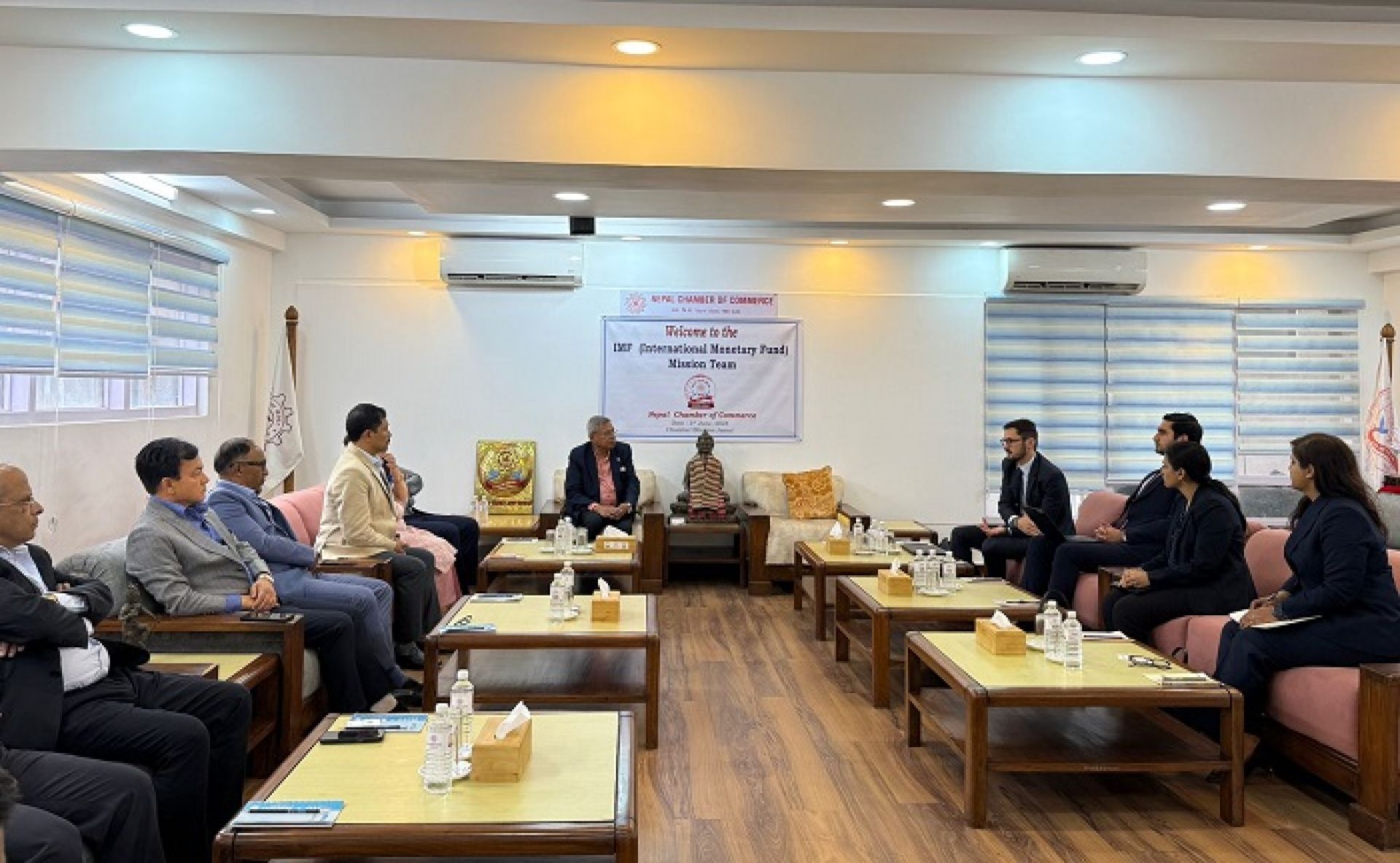 चेम्बर र आइएमएफका प्रतिनिधिबीच नेपालको आर्थिक अवस्थाबारे छलफल