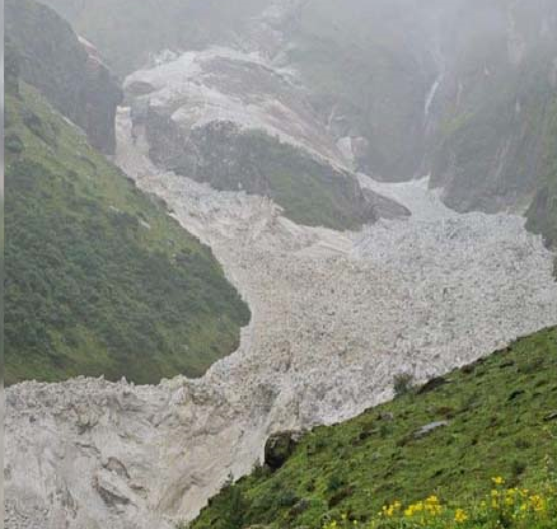 हिमपहिरोले थुनियो बोक्सेखोला