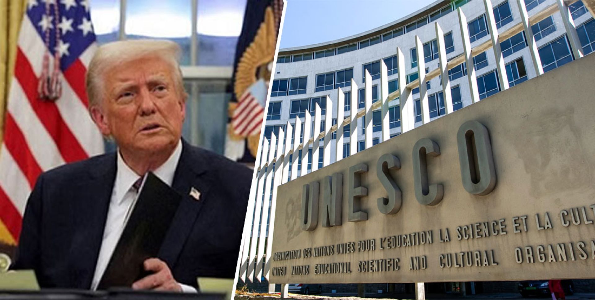 युनेस्कोबाट बाहिरिने अमेरिकाको निर्णय