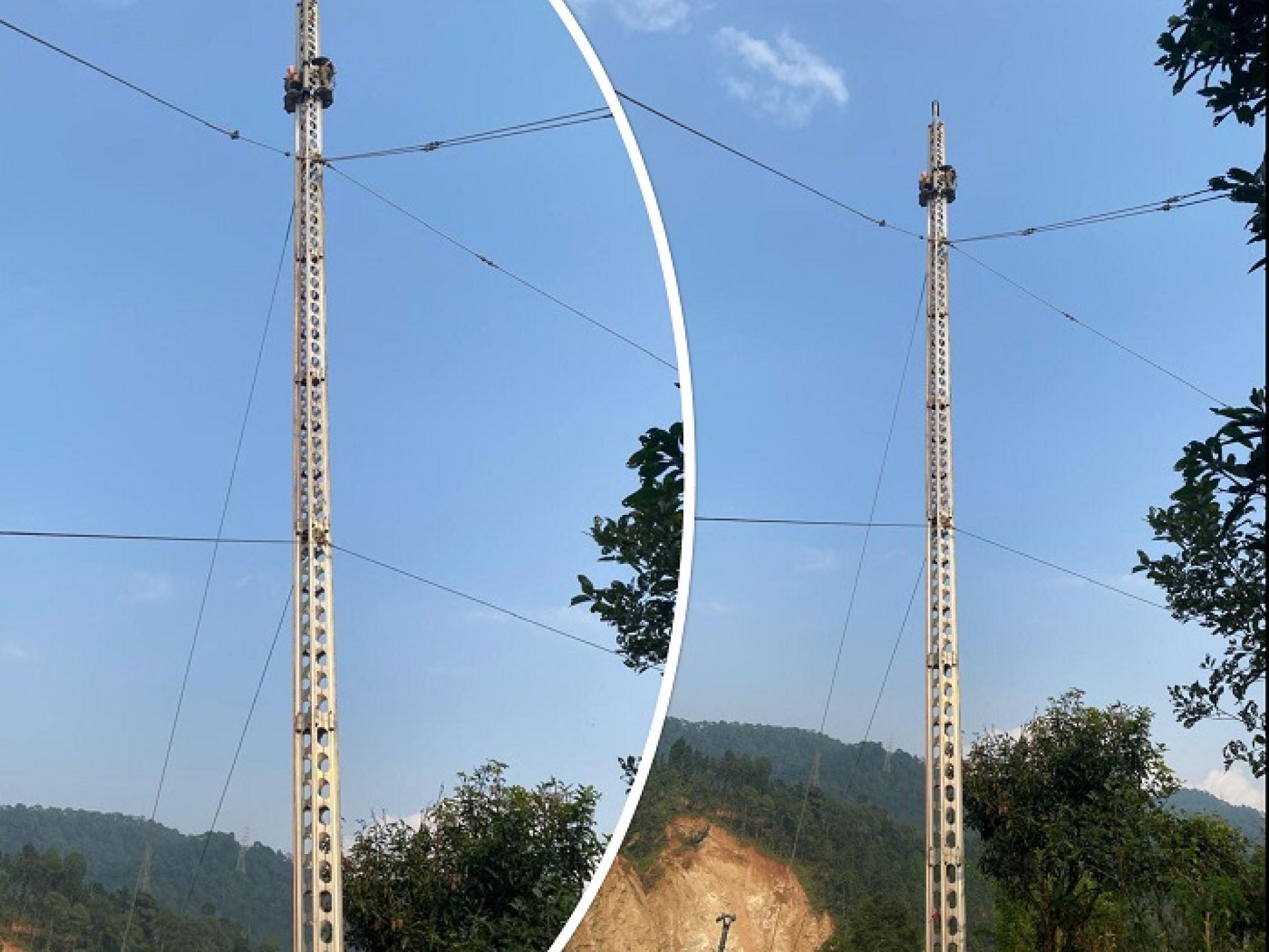 खिम्ती–लामोसाँघु प्रसारण लाइन इआरएस टावर प्रयोग गरी सञ्चालनमा ल्याइँदै