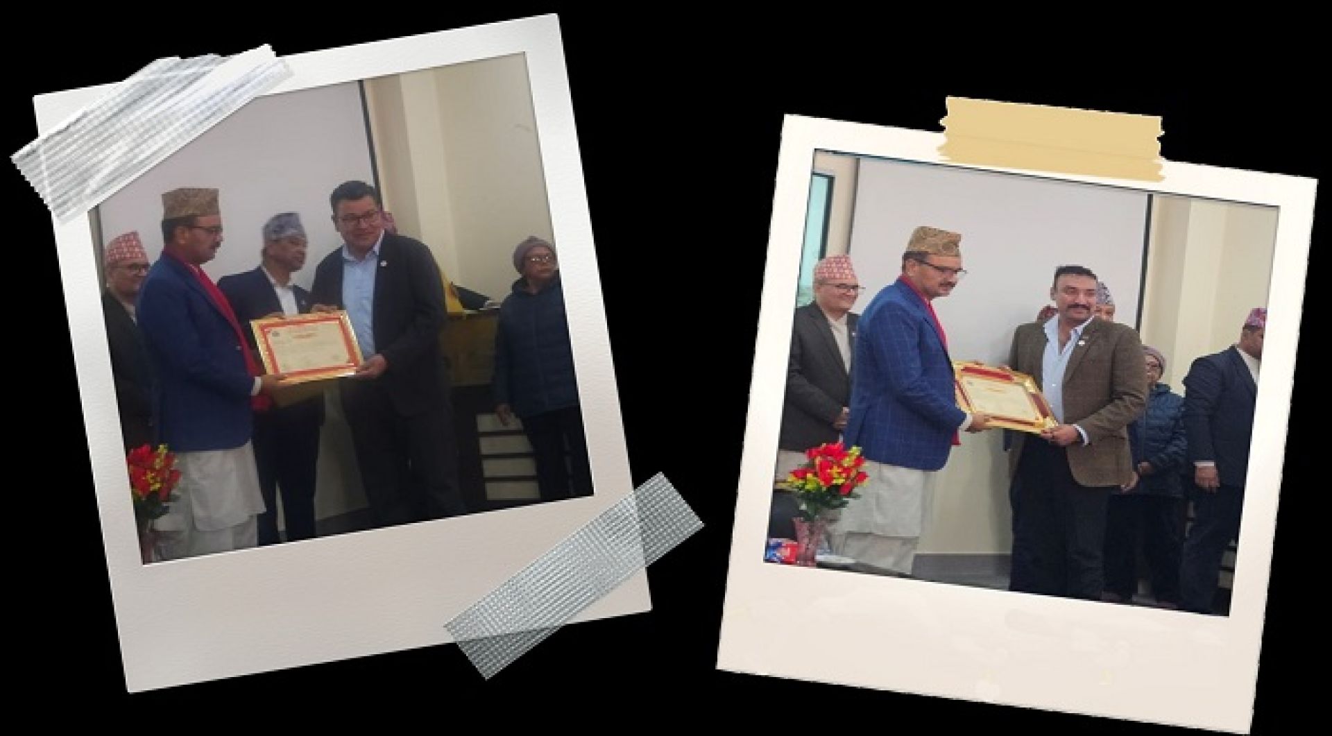 नाडा र नाडा उपाध्यक्ष राजनबाबु श्रेष्ठ राष्ट्रिय व्यावसायिक प्रशिक्षण प्रतिष्ठानबाट सम्मानित