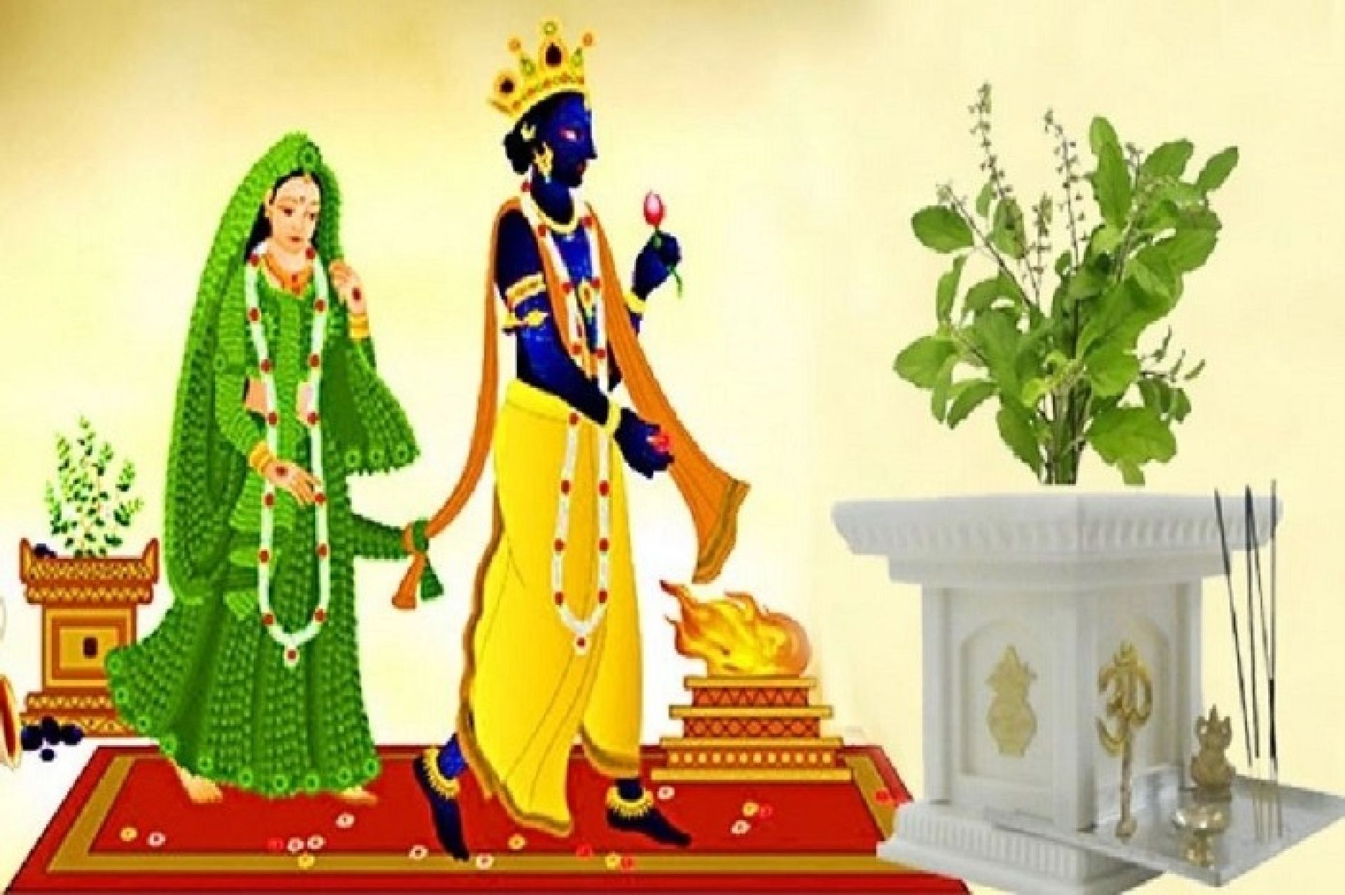 आज हरिबोधिनी एकादशी पर्व, तुलसी र दामोदरको विवाह गरेर मनाइँदै